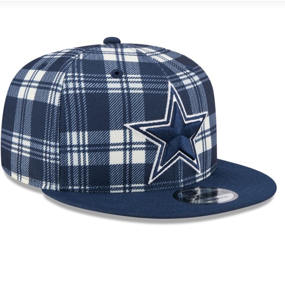 NWT Dallas Cowboys New Era 9FIFTY 2024 Sideline Statement Plaid Snapback Hat - Picture 2 of 10